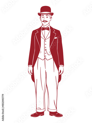 Elegant Vintage Gentleman