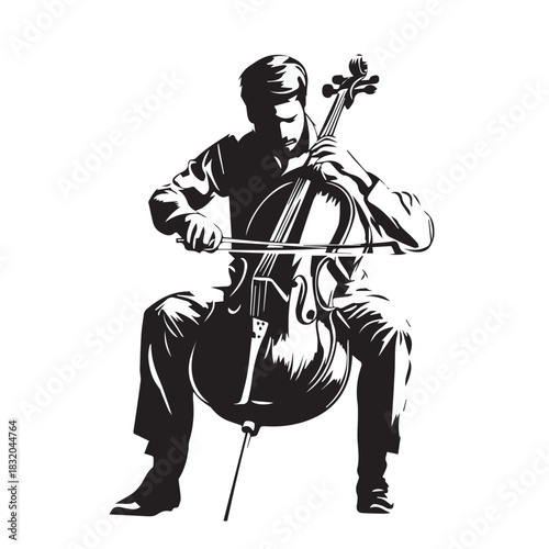 man and violin