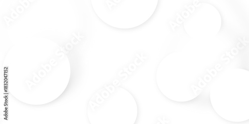 White and grey abstract modern circle background. abstract white circle shape with digital hi tech concept background technology. Presentation slide template. Glowing circle lines design .