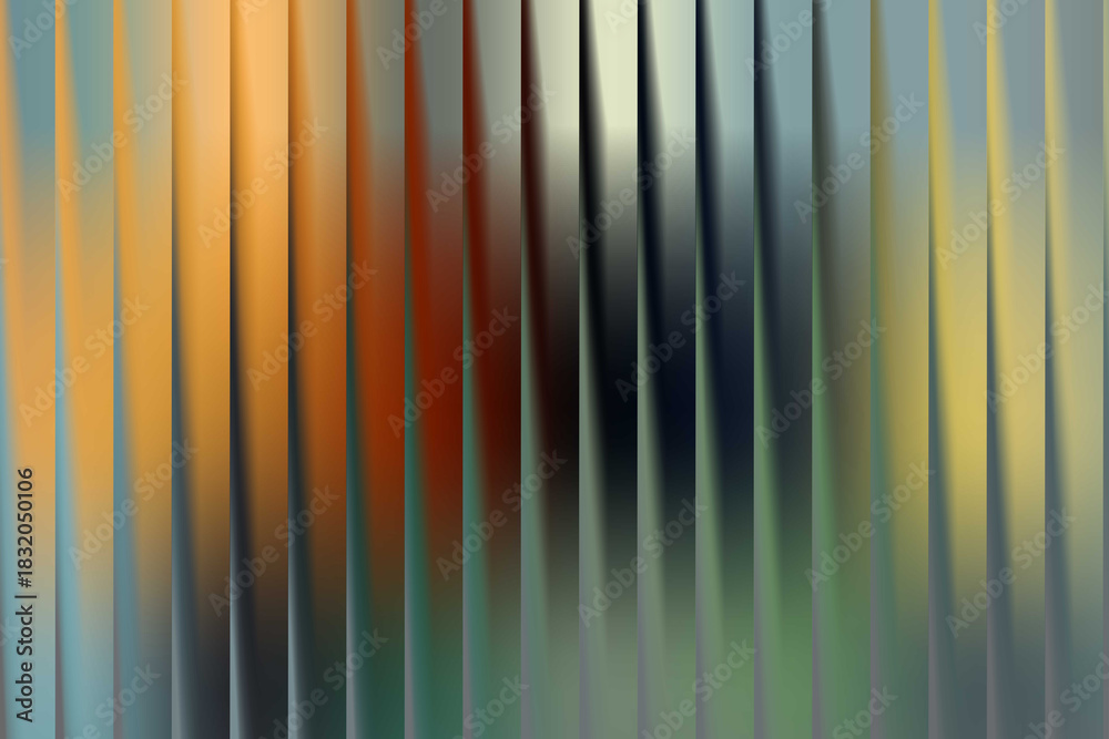 Obraz premium Vertical Gradient Blur Abstract Harmony in Soft Hues