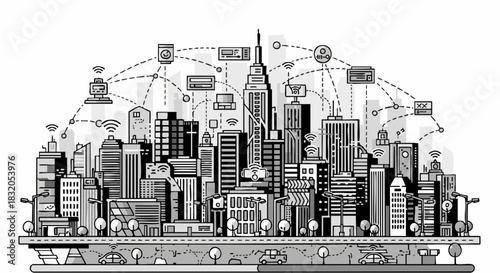 Smart City Technology Infrastructure.