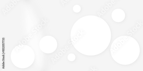 White and grey abstract modern circle background. abstract white circle shape with digital hi tech concept background technology. Presentation slide template. Glowing circle lines design .