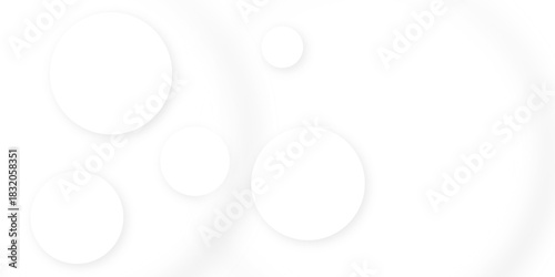 White and grey abstract modern circle background. abstract white circle shape with digital hi tech concept background technology. Presentation slide template. Glowing circle lines design .