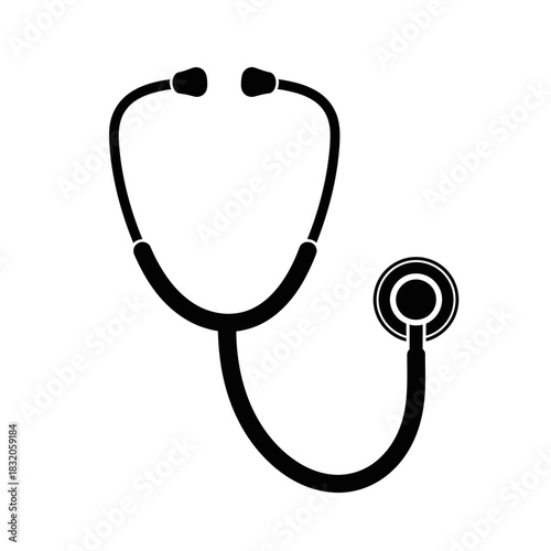 stethoscope isolated on white background