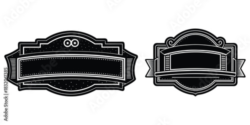 Classic 1940s café sign, empty, black and white, rustic and nostalgic look, high detail