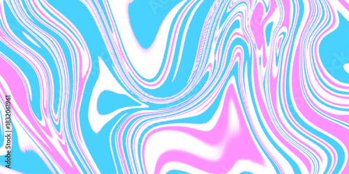 Multicolor digital background. Fluid art painting. Mixed blue, pink, yellow and green paint. transcending boundaries with artistic expression liquid glossy marble background with colorful patterns .
