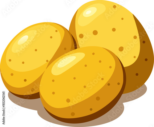 potato chips vector illustration