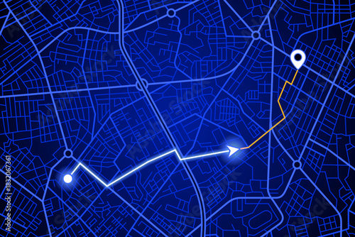 navigation map screen