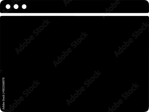 Black Glyph Icon of a Single Isometric Rectangular Block with Notches, Representing a Modular Component, Data Block, or Digital System Interlocking Element