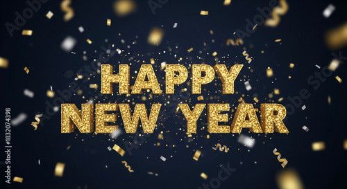 Happy new year celebration