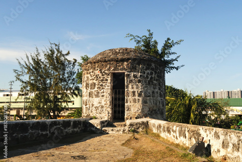 A bastion inside the Fort San Pedro in Cebu City, Cebu Island, Philippines