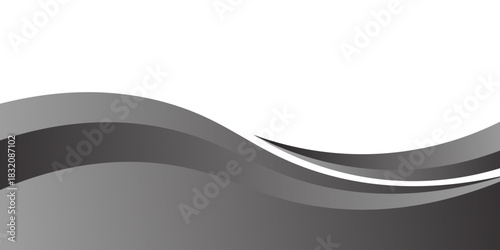 Dark grey abstract wide horizontal banner with hexagon carbon fiber grid and orange luminous lines. Technology vector background with orange neon lines