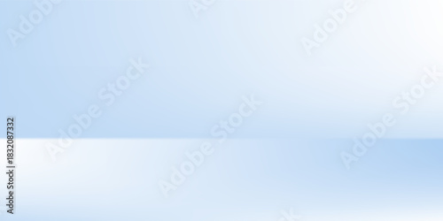 Blue art studio room. Limbo light background. Abstract 3d backdrop for product presentation. Minimal wall scene. Showcase, promotion display art simple