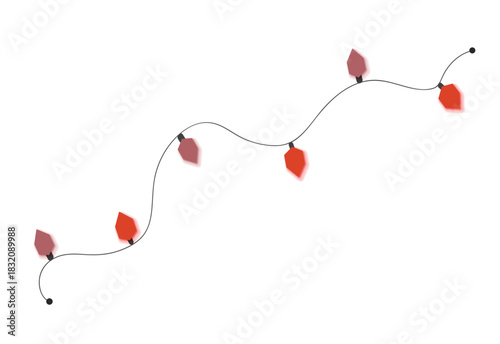 christmas light in illustration