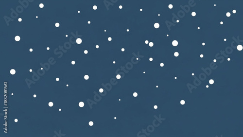 Snowfall background winter holiday christmas season white snowflakes falling on blue night sky vector art