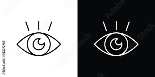 Impressions icon design element. Linear style vectors