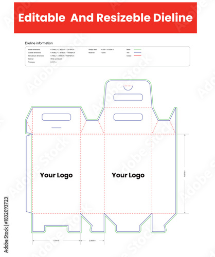 dieline template box dieline die lines packaging custom dieline tuck end box with handle cardboard box dieline pizza box dieline printable product packaging layout,
