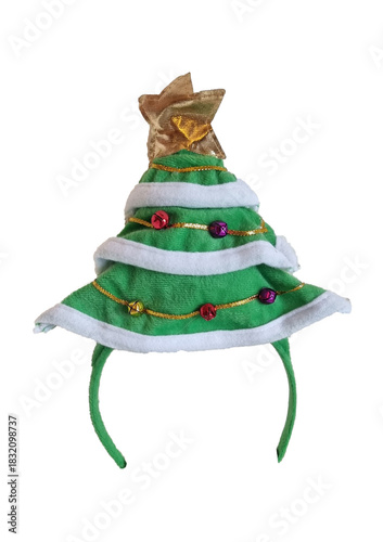 hairband tree solated for xmas background