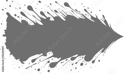 Abstract Splatter Background with Space for Text or Graphic Design