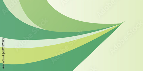 green waves lines abstract background illustration