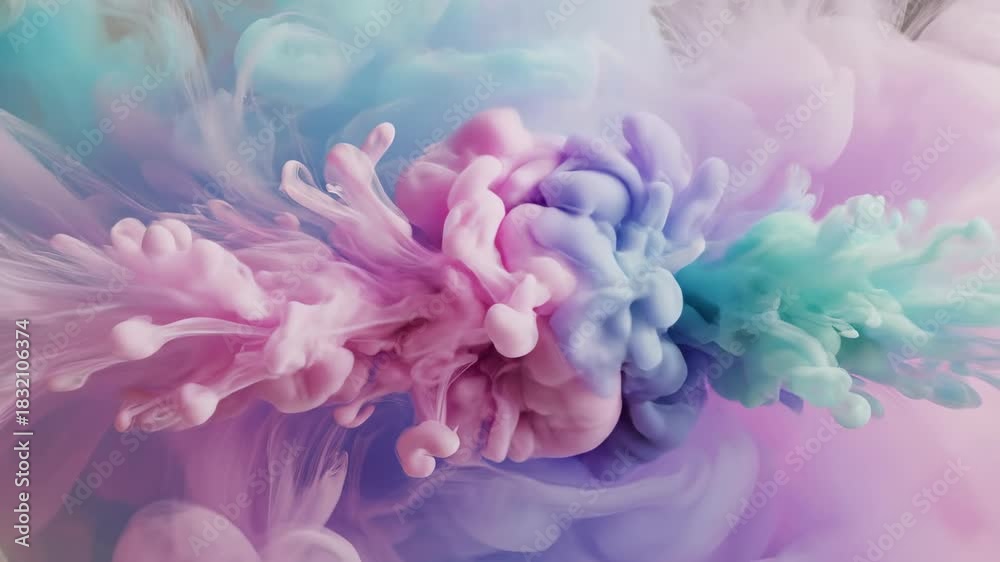 Diffusing Bg Colors Seamlessly looping abstract motion background featuring soft pastel ...