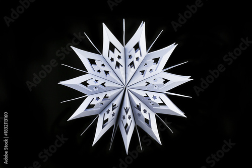Christmas snowflake star
