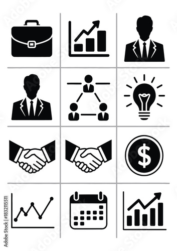 vector art of modern black office chair with adjustable armrests and perforated backrest isolated on light blue background, ideal for workplace productivity visuals ergonomic furniture promotions