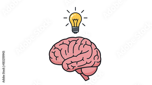 Brain power idea thinking mind intelligence knowledge memory learning creativity innovation solution concept