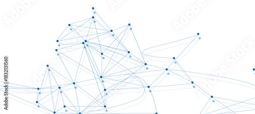 Abstract tech network connection dots. Digital technology and big data analysis background christmas tree made of stars	abstract technology background