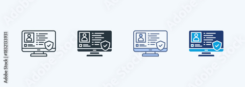 Identity Protection Multiple Style Icon Collection
