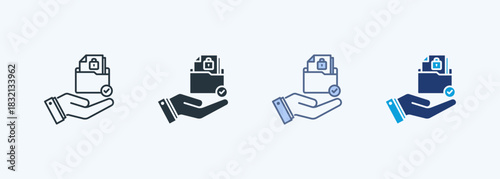 Information Handling Multiple Style Icon Collection