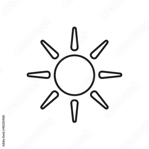 "Summer Sun Weather Icon"
