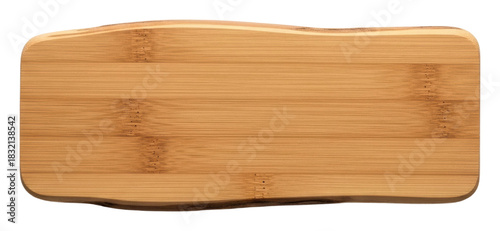 Cutting board preparation kitchen food natural wood top view isolated on transparent background
