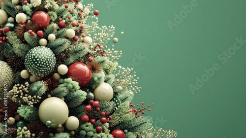 hd christmas background, abstract christmas banner, christmas colors