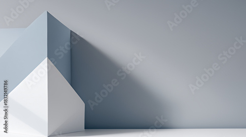 Wallpaper Mural Minimal geometric architecture background with soft light and shadow Torontodigital.ca