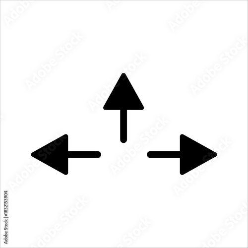 directions icon black