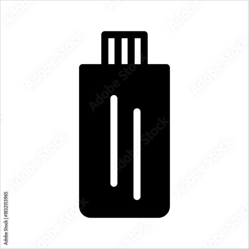 flash disk icon black