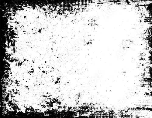Wallpaper Mural Black splattered rough vintage surface Torontodigital.ca