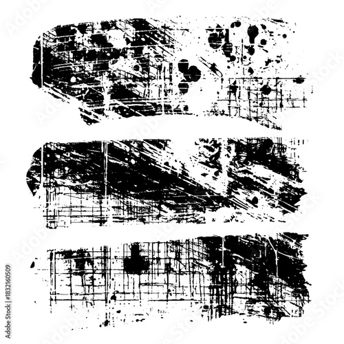 High contrast distressed abstract surface texture