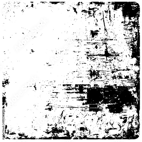 Textured monochrome grunge abstract pattern