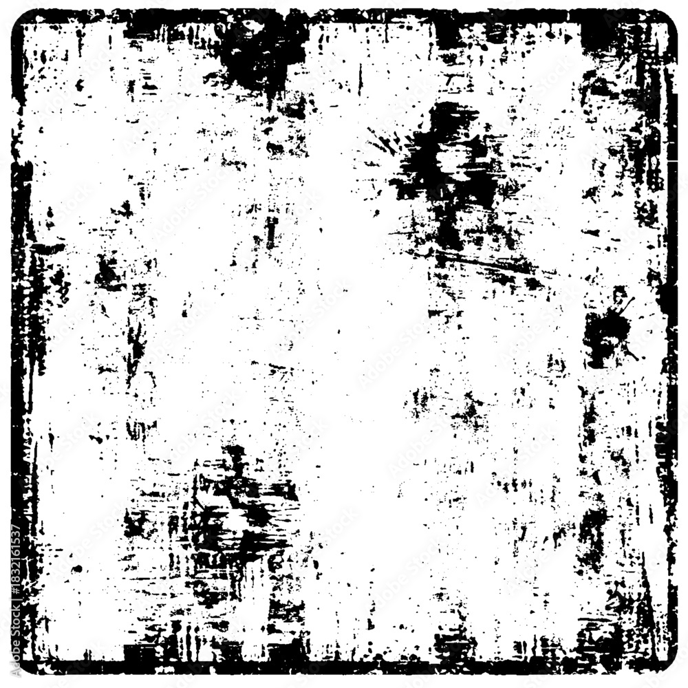 Obraz premium Messy black and white rough surface texture
