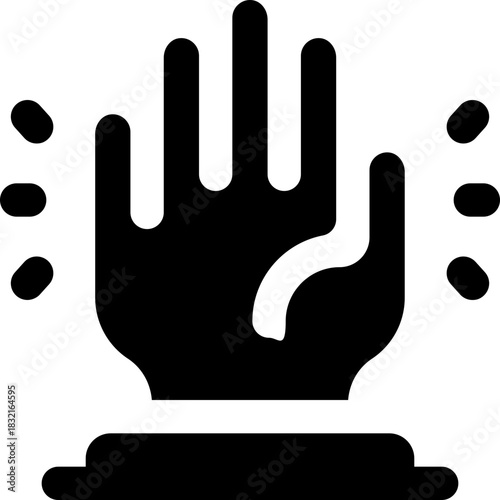 art glyph icon. Strong and solid vector icon for websites, mobile interfaces, presentations, and visual branding. High quality and easy to edit.