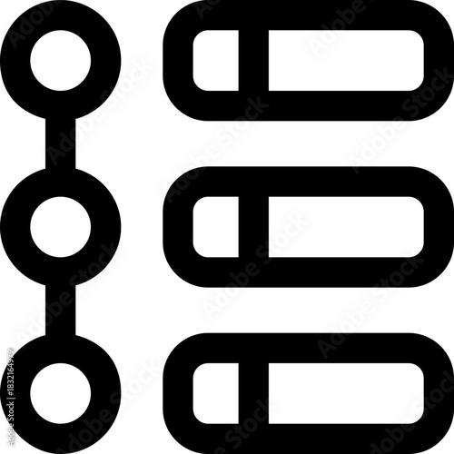 schedule line icon. Clean and minimalist vector icon for websites, mobile apps, presentations, and logos. Fully scalable and customizable for any project.