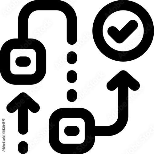 project line icon. Clean and minimalist vector icon for websites, mobile apps, presentations, and logos. Fully scalable and customizable for any project.