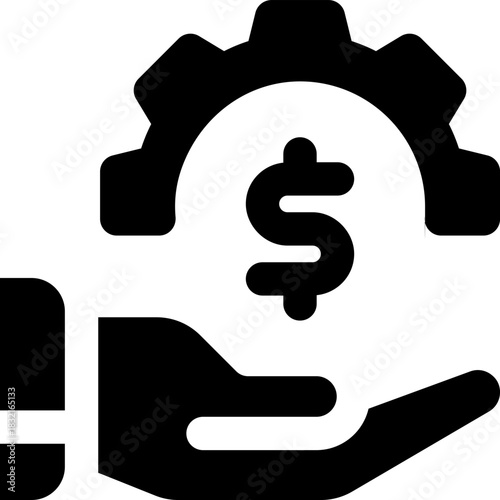 management glyph icon. Strong and solid vector icon for websites, mobile interfaces, presentations, and visual branding. High quality and easy to edit.