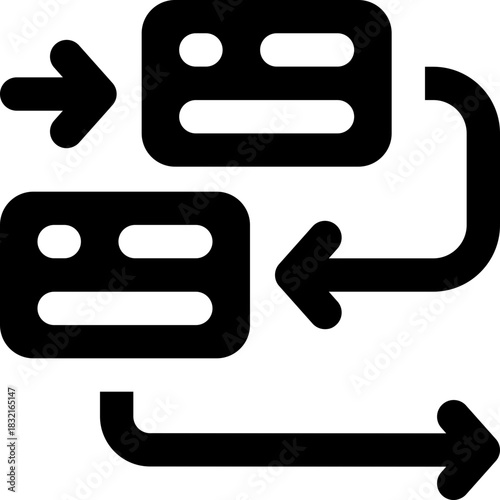 administration glyph icon. Strong and solid vector icon for websites, mobile interfaces, presentations, and visual branding. High quality and easy to edit.