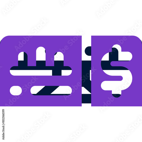 industry duotone icon. Sleek and modern vector icon for websites, mobile apps, marketing materials, and corporate design. Fully scalable and ready to use.