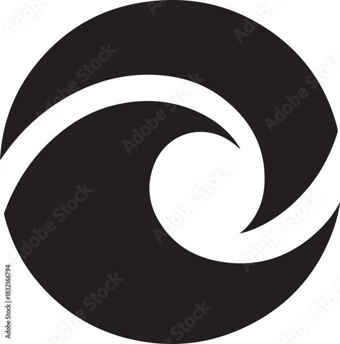 Abstract Circle Wave Design