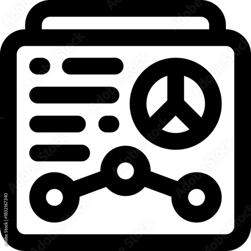 task line icon. Clean and minimalist vector icon for websites, mobile apps, presentations, and logos. Fully scalable and customizable for any project.