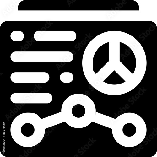 task glyph icon. Strong and solid vector icon for websites, mobile interfaces, presentations, and visual branding. High quality and easy to edit.